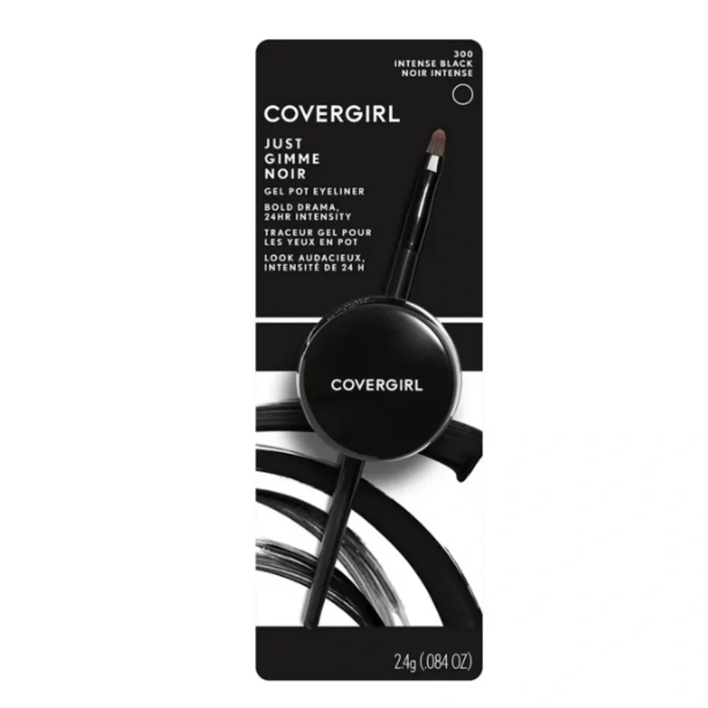 💎 COVERGIRL Just Gimme Noir Gel Eyeliner #300 Intense Black New